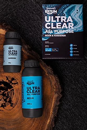Haksons Ultra Clear All Purpose Epoxy Resin and Hardener | Epoxy Resin Art Kit for Beginners | Non-Toxic Art Resin |Crystal Clear -Non Yellowing | (1350 grams)(FROM INDIA)NUZ - View 3 of 8