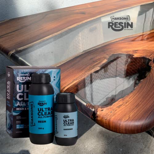 Haksons Ultra Clear All Purpose Epoxy Resin and Hardener | Epoxy Resin Art Kit for Beginners | Non-Toxic Art Resin |Crystal Clear -Non Yellowing | (1350 grams)(FROM INDIA)NUZ - View 4 of 8