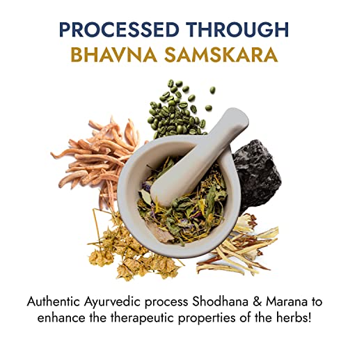 Kapiva Shilajit Gold 60 Capsules | Contains 24 Carat Gold | Boosts Stamina In 4 Weeks | 100% Ayurvedic - View 6 of 7