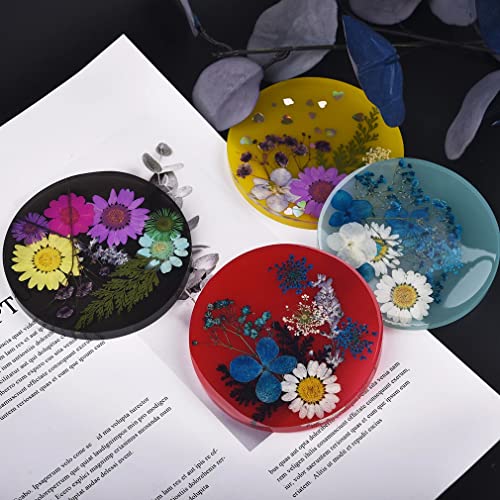 FDSHIP DIY Coaster Mold Creative Epoxy Mold Multipurpose Resin Craft Mold Silicone Casting Mold (Cups Mats)(FROM INDIA)NUZ - View 6 of 6