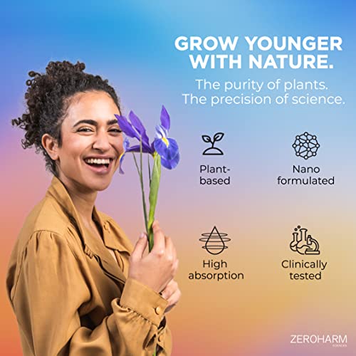 ZEROHARM Collagen Builder Anti-Aging Supplements For Women,Natural,Youthful Glow,Wrinkle-Free Skin,Promotes Skin Regeneration,Improves Skin Elasticity,Silica&amp;Hyaluronic Acid.,Capsule - View 6 of 6