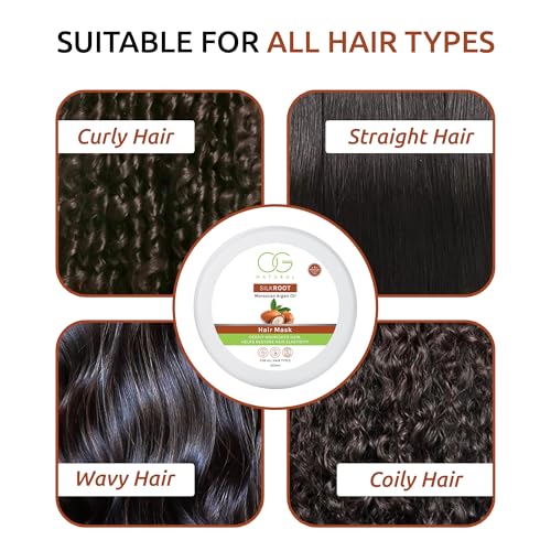 OG BEAUTY NATURAL Skinroot Moroccan Argan Oil Hair Mask - 200 Gm for Nourished, Silky Hair Visit the OG BEAUTY Store(fFROM INDIA)NUZ - View 3 of 5