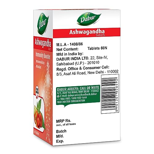 Dabur Ashwagandha Tablet - Immunity Booster | Rich in Antioxidant | Pure Herbs - 60 tablets - View 5 of 6
