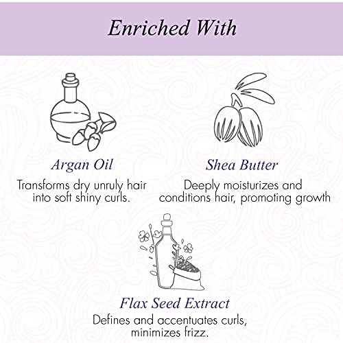 Curl Up Curl Defining Cream - All In One Leave In Conditioner Moisturizes, Enhances Natural Curl Definition & Provides Medium Hold to Dry Frizzy, Wavy & Curly Hair 150g(FROM INDIA)JEZ - View 3 of 4