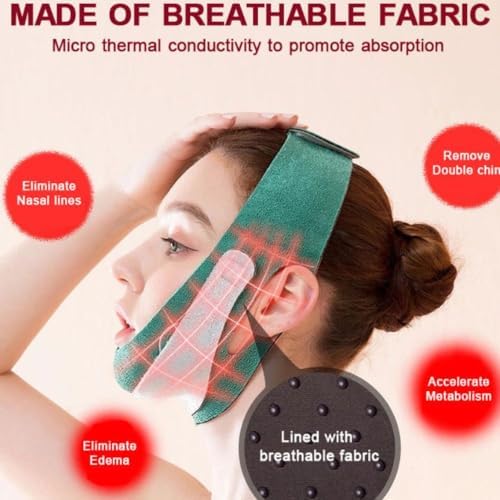 Face Lifting Belt Elastic Face Slimming Bandage V Line Face Shaper Women Chin Cheek Lift Up Belt Facial Anti Wrinkle Strap Face Care Slim Tools Compression Double Chin Cheek FROM DUBAI (SAM) - View 4 of 4