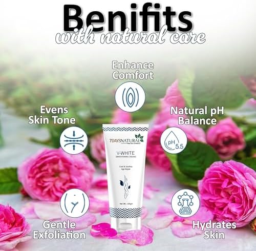 7 DAYS V-Whitening Cream Intimate Care, Lightening & Whitening Cream for Women- 50g FROM DUBAI (SAM) - View 3 of 3