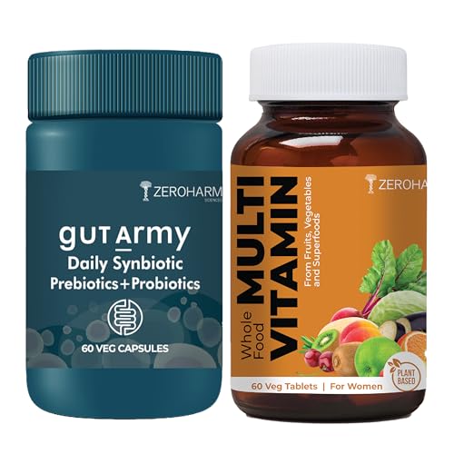 Multivitamin for Women Tablets and Gut Army Probiotic Capsules Combo Pack - View 2 of 6