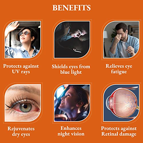 Zeaxanthin Lutein and Omega 3 fatty acids capsules (150 Tablet Combo Pack) | Vegan Omega DHA (60 Capsules) &amp; Holo Eyeris (90 Tablets) for Eye, Skin, Heart, Brain, Muscles, Bone &amp; Joint Support - Veg - View 3 of 5