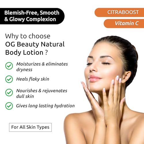 OG BEAUTY NATURAL Citraboost Vitamin C Body Lotion 250 Ml - Hydrating and Brightening Formula(fFROM INDIA)NUZ - View 2 of 5