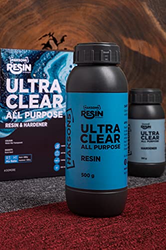 Haksons Ultra Clear All Purpose Epoxy Resin and Hardener | Epoxy Resin Art Kit for Beginners | Non-Toxic Art Resin |Crystal Clear -Non Yellowing | (1350 grams)(FROM INDIA)NUZ - View 5 of 8