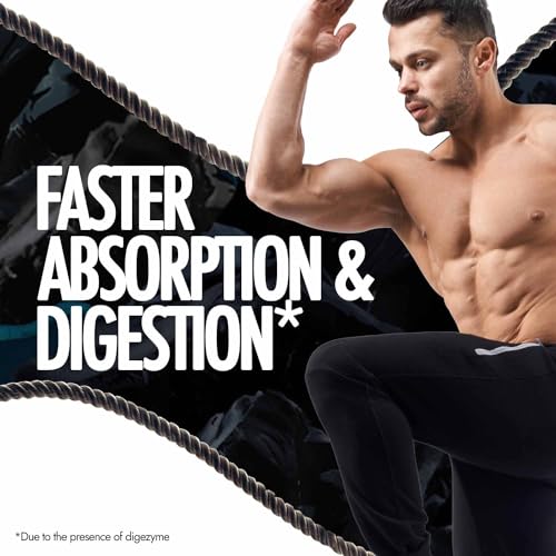 Kapiva TestoFuel Shilajit Whey Protein with Digezyme| 25g Protein | 5.5g BCAA | Faster Absorption | Boosts Stamina | Chocolate Flavor, 1Kg/ 2.2lb - View 6 of 8