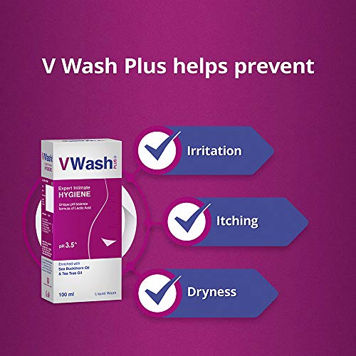 VWash Plus Expert Intimate Hygiene, 350ml, Hygiene Wash for Women, Vaginal Wash, Prevents Itching, Irritation &amp; Dryness, Suitable For All Skin Types  (FROM INDIA SAB) - View 2 of 3