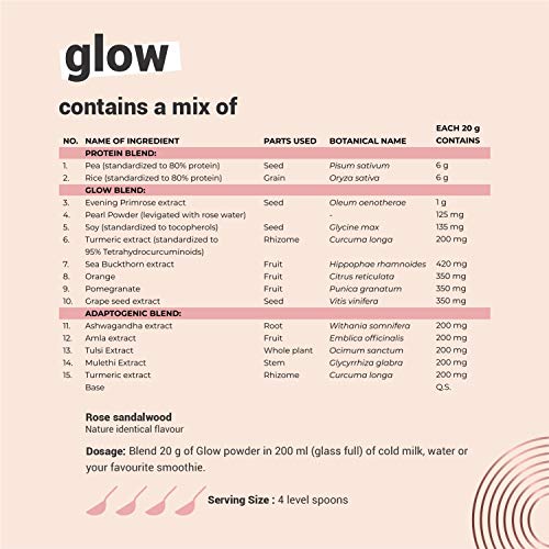 Cureveda Glow Plant Based Veg Collagen and Youth Age Defence Blended Powder Combo Natural Beauty Protein with Cellular Regeneration for Anti-Aging Wrinkles Antioxidant Blend (300 gm Each) - View 3 of 6