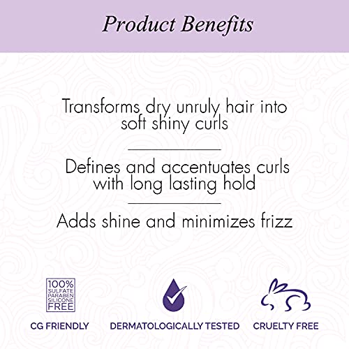 Curl Up Curl Defining Cream - All In One Leave In Conditioner Moisturizes, Enhances Natural Curl Definition & Provides Medium Hold to Dry Frizzy, Wavy & Curly Hair 150g(FROM INDIA)JEZ - View 2 of 4