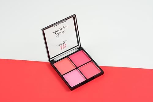 PASTEL BEAUTY Matte Mega Blush Radiant Allure 4-in-1 Perfect Flush with 4 Buildable Pressed Powder Highly Pigmented Blusher Shades FROM DUBAI (SAM) - View 2 of 3