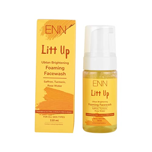 ENN LITT UP Ubtan Skin Brightening forming facewash and LITT Ubtan Skin Brightening face gel Kit | Natural | Men &amp; Women | Skin care Combo | Intense Hydration | Soothing Calming effect (FROM INDIA SAB) - View 3 of 3