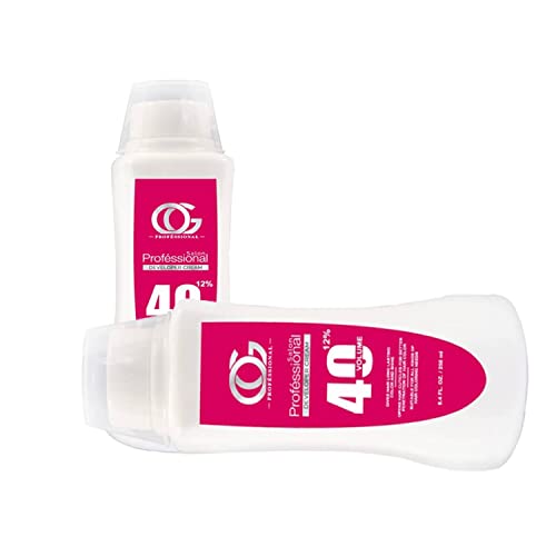 OXYGLOW HERBALS Og Professional Hair Developer, 40 Volume (12%), White, 250 ml, Pack of 2 (FROM INDIA SAB) - View 2 of 3
