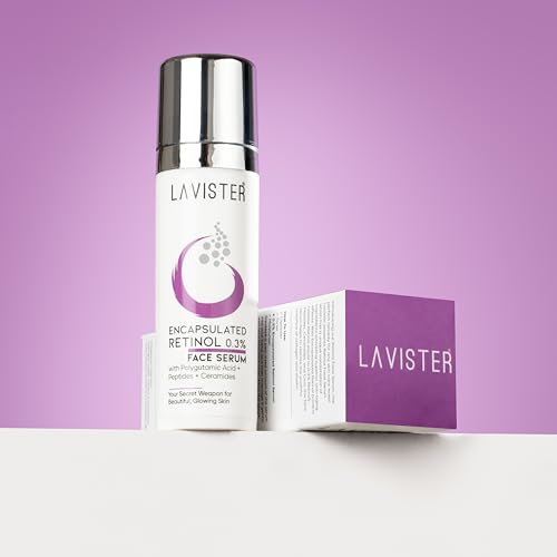 Lavister 0.3% Encapsulated Retinol Face Serum For Anti Aging - Night Face Serum With Retinol for Youthful Glow | Reduce Fine Lines &amp; Wrinkles 30 Ml(FROM INDIA)NUZ - View 6 of 7