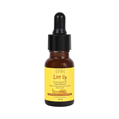 ENN LITT UP Ubtan Brightening Face Mask and LITT UP Ubtan Oil-free Brightening Serum Kit | Natural | Men &amp; Women | Skin care Combo | Intense Hydration | Soothing Calming effect  (FROM INDIA SAB) - View 2 of 3