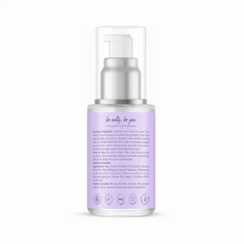 Hazelnut Essentials 0.1% Retinol Face Serum | Anti-Ageing &amp; Radiant Glow | Bakuchoil &amp; Pomegranate | All Skin Types | For Women &amp; Men | Dermatologically Tested | Fragrance-Free | 30 ml(FROM INDIA)NUZ - View 7 of 8