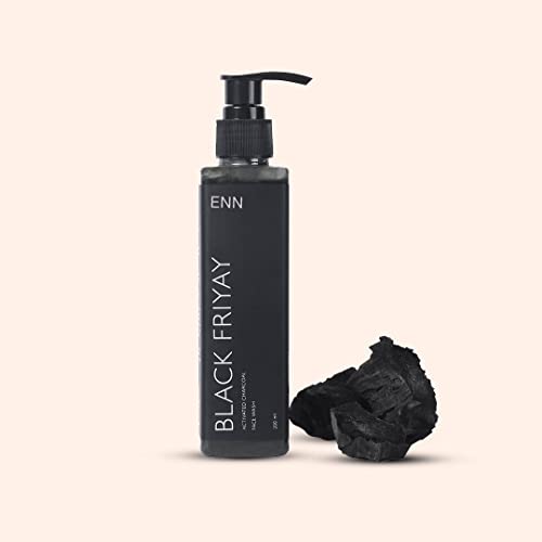 ENN Oily Skincare Combo Kit | Black Friyay - Activated Charcoal Face Wash | Rose Ultra Light Hydrating Creme | Natural | For Women &amp; Men | Free Pouch (FROM INDIA SAB) - View 3 of 3