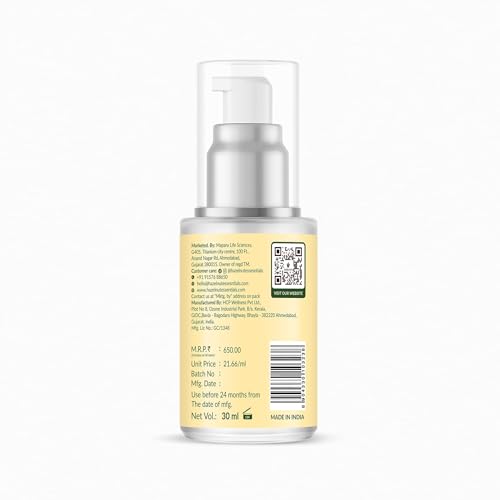 Hazelnut Essentials 15% Vitamin C Face Serum | Glow | Fades Pigmentation &amp; Dark Spots | Kakuda Plum &amp; Blueberry | Non Sticky | All Skin Types | For Women &amp; Men | Dermatologically Tested | 30 ml(FROM INDIA)NUZ - View 7 of 7