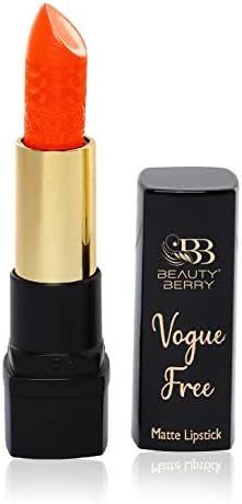 Beauty Berry Vogue Free Matte Lipstick (Karina Orange) FROM DUBAI (SAM) - View 2 of 2