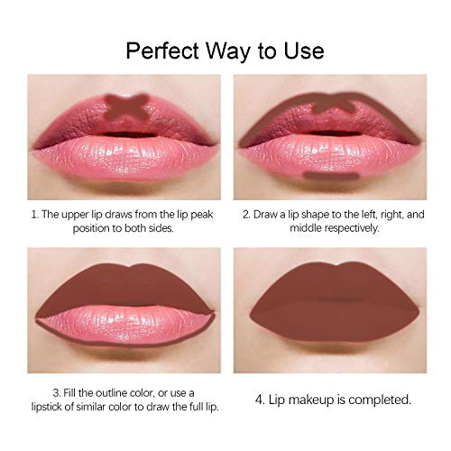 CVB C12 Nude’It Lip Colour for Smudge Proof Matte Finish, Dermatologically Tested Smooth Texture Long-Lasting Lipstick (205 ROUGE, 3.8g) (FROM INDIA SAB) - View 3 of 3