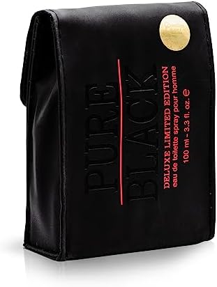 Creation Lamis Pure Black Eau de Toilette Perfume for Men, Fougere, Fruity &amp; Woody Long Lasting Masculine Fragrance, Body Perfume for Men - 100ml FROM DUBAI (SAM) - View 2 of 3