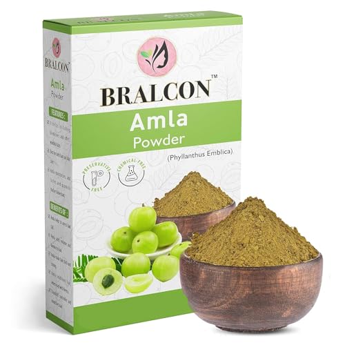 BRALCON Organic Amla Powder, Reetha Powder, Shikakai Powder, Bhringraj Powder, Hibiscus Powder, Henna Powder, Indigo Powder Combo-700g(100g x 7 Pack)| Skin &amp; Hair Care Powder|Hair Growth, Face Pack - View 3 of 6