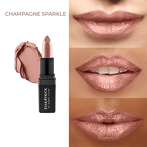 STARSTRUCK BY SUNNY LEONE Luxe Matte Lipstick | Richly Pigmented | Nude Shimmer Lipstick for Women | Champagne Sparkle | 4.2 gm - View 2 of 3