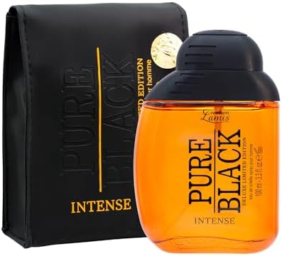 Creation Lamis Deluxe Pure Black Intense Eau de Toilette Perfum for Men, Amber &amp; Bergamot Long Lasting Masculine Fragrance, Body Perfume for Men - 100ML FROM DUBAI (SAM) - View 3 of 3