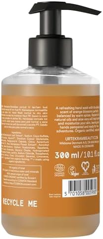 Urtekram Hand Wash - All skin types - Spicy Orange Blossom - 300 ml, Vegan, Organic, Natural Origin FROM DUBAI (SAM) - View 2 of 3