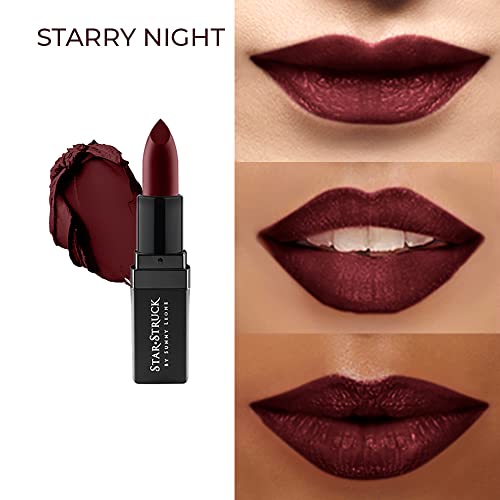 STARSTRUCK BY SUNNY LEONE Luxe Matte Lipstick | Richly Pigmented | Dark Maroon Lipsticks for Women | Starry Night | 4.2 gm - View 3 of 3