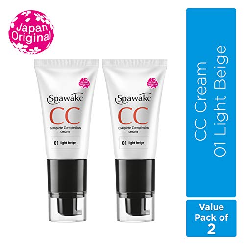 Spawake CC Cream Matte 01 Light Beige with SPF 32/PA++, All Skin Types, 30g, Pack of 2 (FROM INDIA SAB) - View 2 of 3