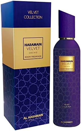 HARAMAIN VELVET COLLECTION ORCHID ROOM FRESHNER SPRAY 250ML FROM DUBAI (SAM) - View 2 of 2