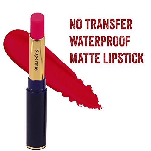CVB LM-206 SuperStay No Transfer Matte Lipstick, Waterproof and Full-Pigmented, Transfer-Proof Smudge-Proof Lip Colour (705 CHARLOTTE, 3.5g) (FROM INDIA SAB) - View 2 of 3
