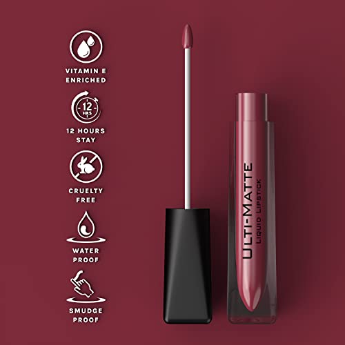 Bella Voste Ulti-Matte Liquid Lipstick|Enriched with Vitamin E|Transferproof|Waterproof|Long Lasting|Cruelty Free|No Feathering OR Bleeding|High Pigmentation|One Stroke Application|Cinnamon (04) - View 3 of 4