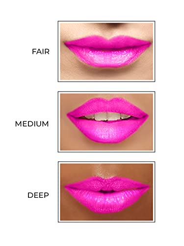 STARSTRUCK BY SUNNY LEONE Glossy 2pc Lip Kit-Highly Pigmented, Clear Shine &amp; Non-Sticky Formula Gloss with Longwear, One Stroke Application Liner-Foxy Fuchsia - View 3 of 3