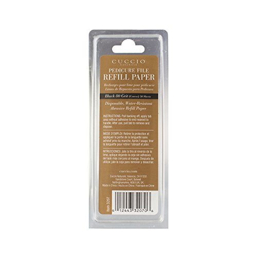 Cuccio Naturale 50 Count Black Refills (80 Grit) for Pedicure File - View 2 of 4