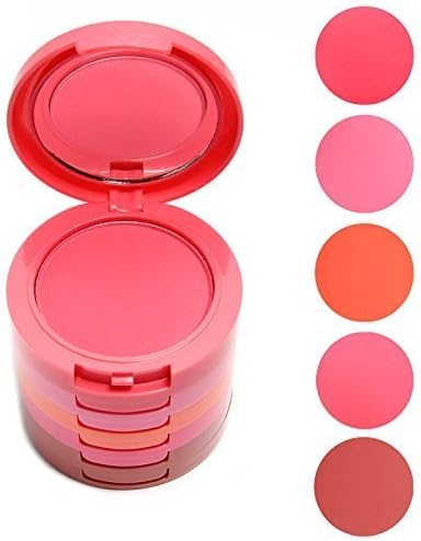 Music Flower 5 color Face Blusher Powder with Brush FROM DUBAI (SAM) - View 2 of 2