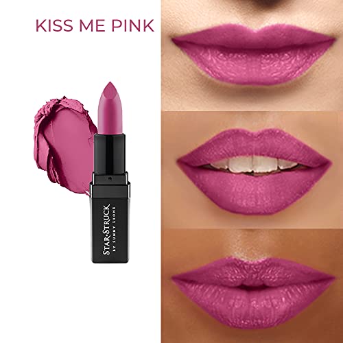 STARSTRUCK BY SUNNY LEONE Luxe Matte Lipstick | Richly Pigmented | Pink Lipsticks for Women | Kiss Me Pink - View 3 of 3