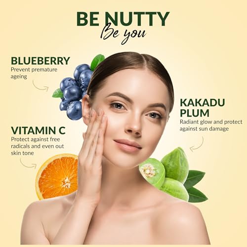 Hazelnut Essentials 15% Vitamin C Face Serum | Glow | Fades Pigmentation &amp; Dark Spots | Kakuda Plum &amp; Blueberry | Non Sticky | All Skin Types | For Women &amp; Men | Dermatologically Tested | 30 ml(FROM INDIA)NUZ - View 4 of 7