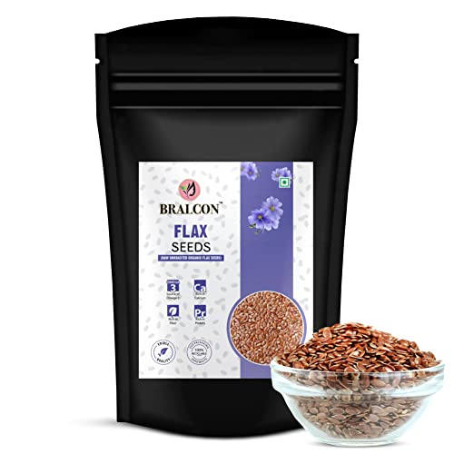 BRALCON Seeds Combo of Chia, Watermelon, Pumpkin, Sunflower, Flax Seeds - 500g (5 x 100g Each Pack) | Unroasted Mix Seeds for eating with Omega 3 and rich in Fiber, Protein for Weight Loss - View 3 of 5
