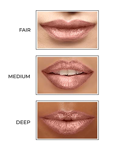 STARSTRUCK BY SUNNY LEONE 2pc Lip Kit | Richly Pigmented Intense Matte Lipstick with Longwear One Stroke Application Lip Liner | Champagne Sparkle - View 3 of 3