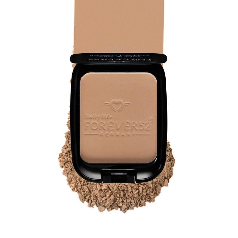 Daily Life Forever52 Dual Wet and Dry Compact + Makeup Setting Powder (Caramel - 007, 12g) | Matte Finish | Lightweight | Long Lasting | Enriched With Vitamin E | Vegan - View 2 of 4