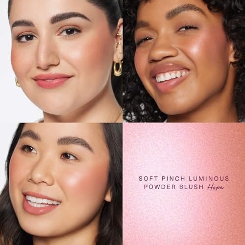 Rare Beauty by Selena Gomez Soft Pinch Luminous Powder Blush Radiant Flush for a Naturally Rosy Glow (Hope - Nude Mauve), 0.098 oz / 2.8 g FROM DUBAI (SAM) - View 2 of 2