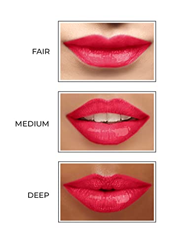 STARSTRUCK BY SUNNY LEONE Glossy 2pc Lip Kit-Highly Pigmented, Clear Shine &amp; Non-Sticky Formula Gloss with Longwear, One Stroke Application Liner-Wild Cherry - View 2 of 3