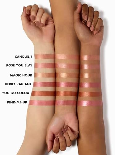 e.l.f. Halo Glow Blush Beauty Wand, Liquid Blush Wand For Radiant, Flushed Cheeks, Infused With Squalane, Vegan &amp; Cruelty-free, Berry Radiant FROM DUBAI (SAM) - View 3 of 4