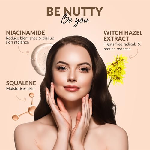 Hazelnut Essentials 10% Niacinamide Face Serum | Clarity &amp; Radiant Glow | Witch Hazel Extract &amp; Squalane | All Skin Types | For Women &amp; Men | Dermatologically Tested | Fragrance-Free | 30 ml(FROM INDIA)NUZ - View 2 of 8